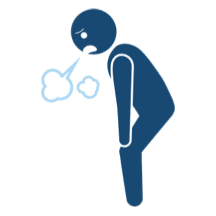 立ち止まっている人のイラスト