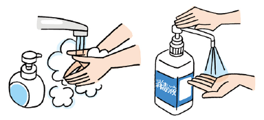 washing hand
