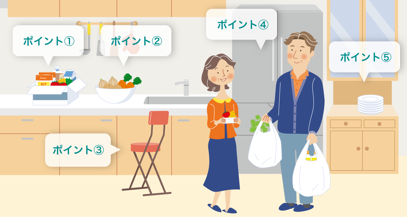 調理をはじめる前の工夫 調理をはじめる前の工夫