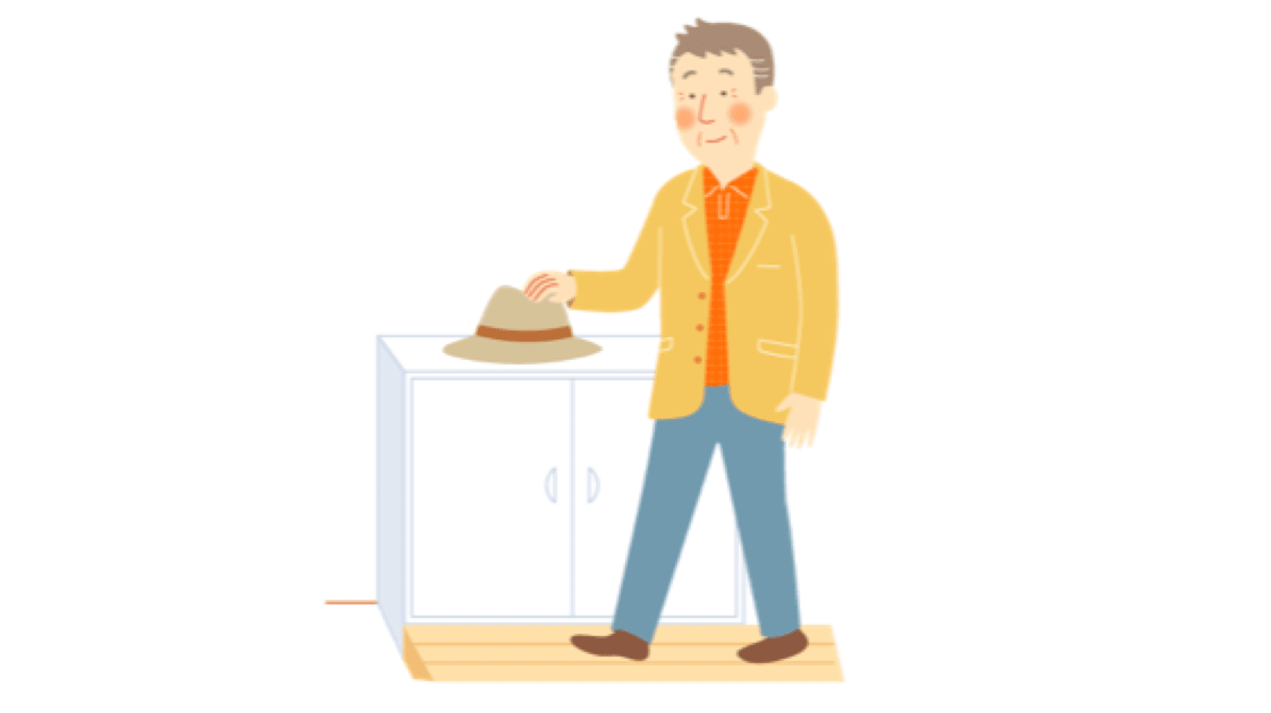 よく使うものは腕を上げない高さ