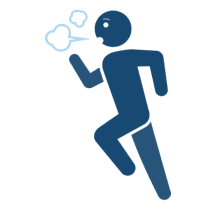 走っている人のイラスト