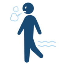 歩いている人のイラスト